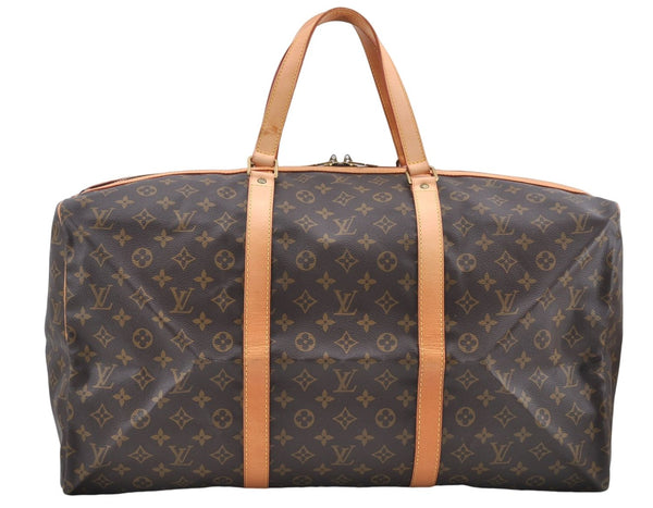 Authentic Louis Vuitton Monogram Sac Souple55 Hand Boston Bag M41622 LV 7663C