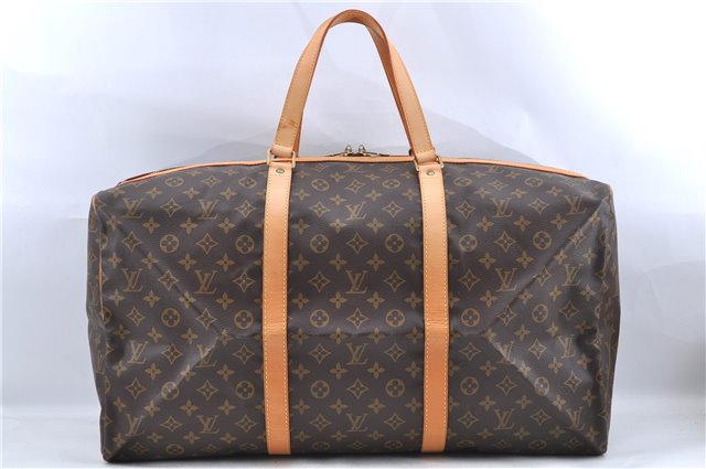 Authentic Louis Vuitton Monogram Sac Souple55 Hand Boston Bag M41622 LV 7663C