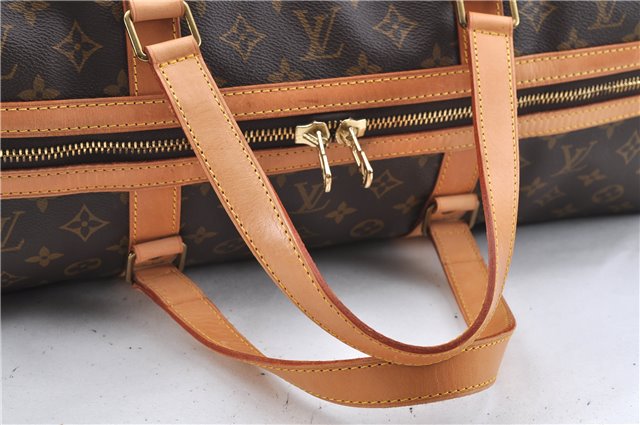 Authentic Louis Vuitton Monogram Sac Souple55 Hand Boston Bag M41622 LV 7663C