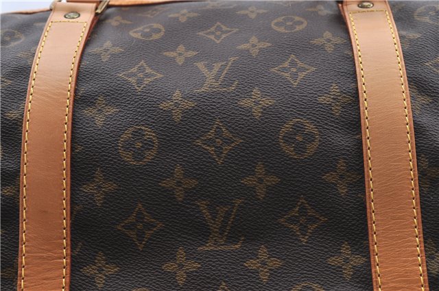 Authentic Louis Vuitton Monogram Sac Souple55 Hand Boston Bag M41622 LV 7663C