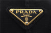 Authentic PRADA Canapa SS 2Way Shoulder Hand Bag Purse Canvas Black 7667D