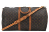 Authentic Louis Vuitton Monogram Keepall Bandouliere 55 M41414 Boston Bag 7667E