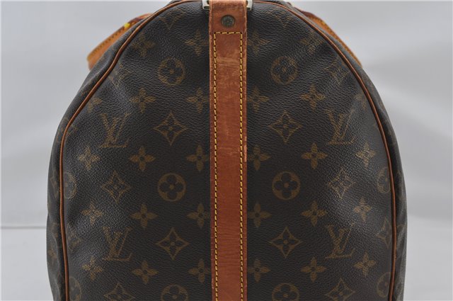 Authentic Louis Vuitton Monogram Keepall Bandouliere 55 M41414 Boston Bag 7667E