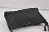 Authentic Ferragamo Gancini Canvas Leather Shoulder Hand Bag Purse Black 7668D