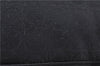 Authentic Ferragamo Gancini Canvas Leather Shoulder Hand Bag Purse Black 7668D