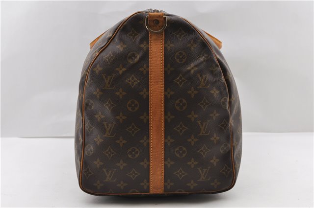 Auth LOUIS VUITTON Monogram Keepall Bandouliere 60 Boston Bag M41412 LV 7671C