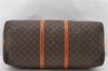 Auth LOUIS VUITTON Monogram Keepall Bandouliere 60 Boston Bag M41412 LV 7671C