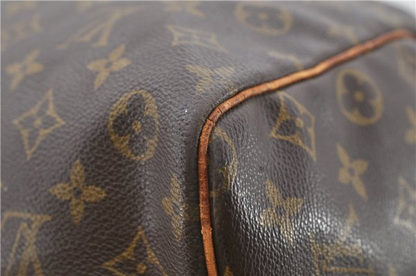 Auth LOUIS VUITTON Monogram Keepall Bandouliere 60 Boston Bag M41412 LV 7671C