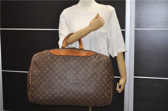 Authentic Louis Vuitton Monogram Alize 1 Poches 2 Way Travel Bag M41393 LV 7671D