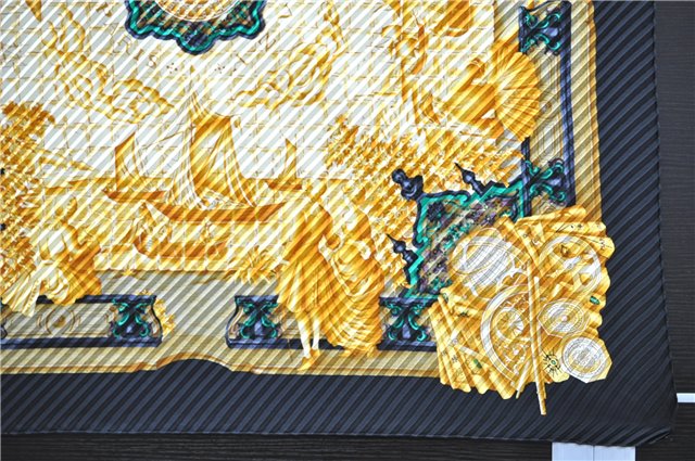 Authentic HERMES Pleats Scarf 