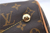 Authentic Louis Vuitton Monogram Tivoli PM Hand Tote Bag M40143 LV 7672B