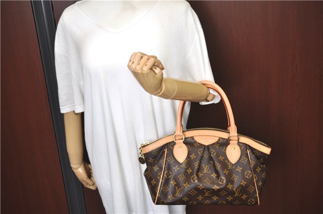 Authentic Louis Vuitton Monogram Tivoli PM Hand Tote Bag M40143 LV 7672B