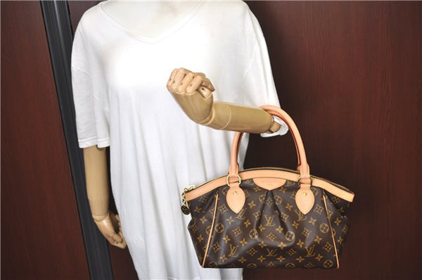 Authentic Louis Vuitton Monogram Tivoli PM Hand Tote Bag M40143 LV 7672B