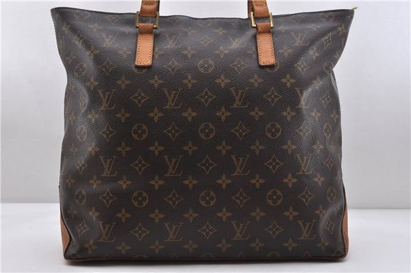 Authentic LOUIS VUITTON Monogram Cabas Mezzo Tote Bag M51151 LV 7672C