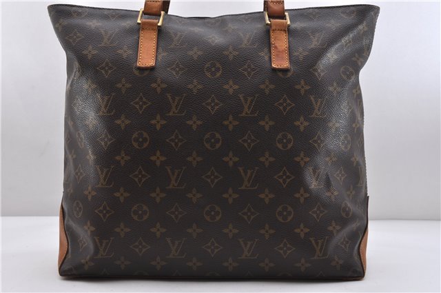 Authentic LOUIS VUITTON Monogram Cabas Mezzo Tote Bag M51151 LV 7672C