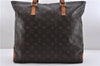 Authentic LOUIS VUITTON Monogram Cabas Mezzo Tote Bag M51151 LV 7672C
