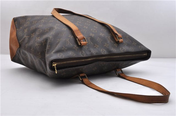 Authentic LOUIS VUITTON Monogram Cabas Mezzo Tote Bag M51151 LV 7672C
