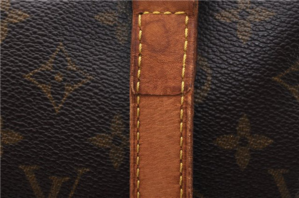 Authentic LOUIS VUITTON Monogram Cabas Mezzo Tote Bag M51151 LV 7672C