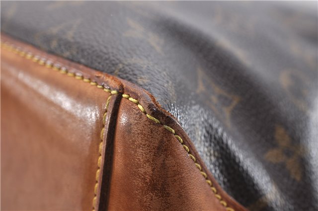 Authentic LOUIS VUITTON Monogram Cabas Mezzo Tote Bag M51151 LV 7672C