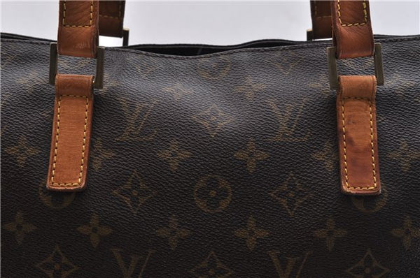 Authentic LOUIS VUITTON Monogram Cabas Mezzo Tote Bag M51151 LV 7672C
