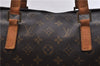 Authentic LOUIS VUITTON Monogram Cabas Mezzo Tote Bag M51151 LV 7672C