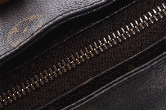 Authentic LOUIS VUITTON Monogram Cabas Mezzo Tote Bag M51151 LV 7672C