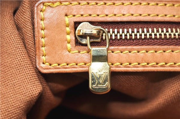 Authentic LOUIS VUITTON Monogram Cabas Mezzo Tote Bag M51151 LV 7672C