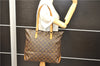 Authentic LOUIS VUITTON Monogram Cabas Mezzo Tote Bag M51151 LV 7672C