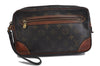 Auth LOUIS VUITTON Monogram Marly Dragonne GM Clutch Hand Bag M51825 LV 7673C