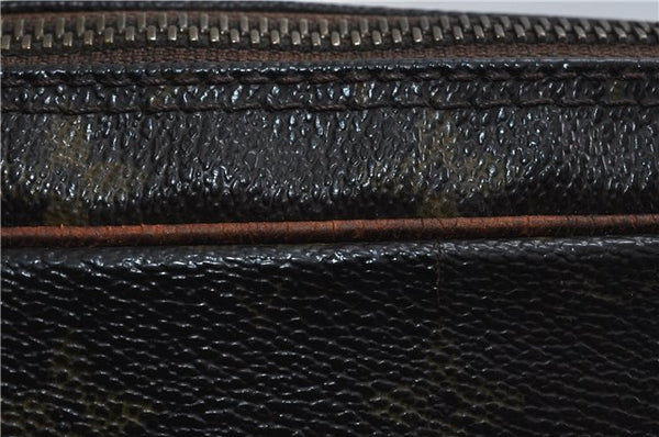 Auth LOUIS VUITTON Monogram Marly Dragonne GM Clutch Hand Bag M51825 LV 7673C