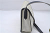 Authentic YVES SAINT LAURENT Shoulder Cross Body Bag PVC Leather White 7673D