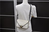 Authentic YVES SAINT LAURENT Shoulder Cross Body Bag PVC Leather White 7673D