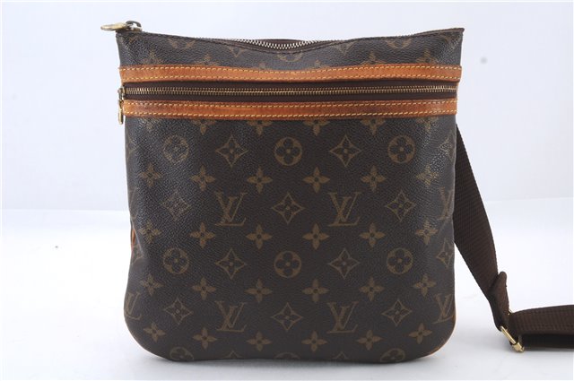 LOUIS VUITTON Monogram Pochette Bosphore Shoulder Cross Bag M40044 LV Junk 7675C