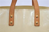 Authentic Louis Vuitton Vernis Reade PM Hand Bag Ivory White M91336 LV 7675D