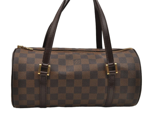 Authentic Louis Vuitton Damier Papillon 26 Hand Bag Purse N51304 LV 7675I