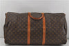 Auth Louis Vuitton Monogram Keepall Bandouliere 60 Boston Bag M41412 LV 7677D