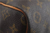 Auth Louis Vuitton Monogram Keepall Bandouliere 60 Boston Bag M41412 LV 7677D