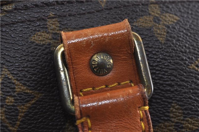 Auth Louis Vuitton Monogram Keepall Bandouliere 60 Boston Bag M41412 LV 7677D