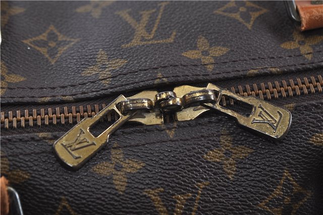 Auth Louis Vuitton Monogram Keepall Bandouliere 60 Boston Bag M41412 LV 7677D