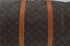 Auth Louis Vuitton Monogram Keepall Bandouliere 60 Boston Bag M41412 LV 7677D