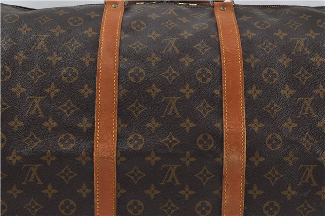 Auth Louis Vuitton Monogram Keepall Bandouliere 60 Boston Bag M41412 LV 7677D
