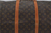 Auth Louis Vuitton Monogram Keepall Bandouliere 60 Boston Bag M41412 LV 7677D