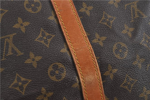 Auth Louis Vuitton Monogram Keepall Bandouliere 60 Boston Bag M41412 LV 7677D