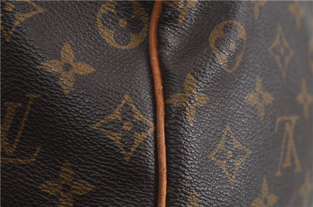 Auth Louis Vuitton Monogram Keepall Bandouliere 60 Boston Bag M41412 LV 7677D