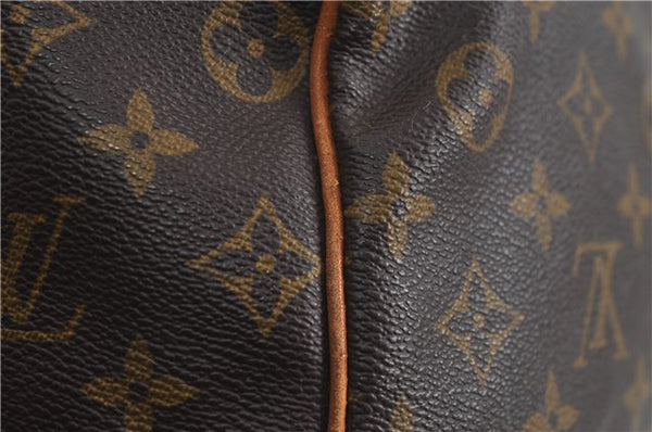 Auth Louis Vuitton Monogram Keepall Bandouliere 60 Boston Bag M41412 LV 7677D