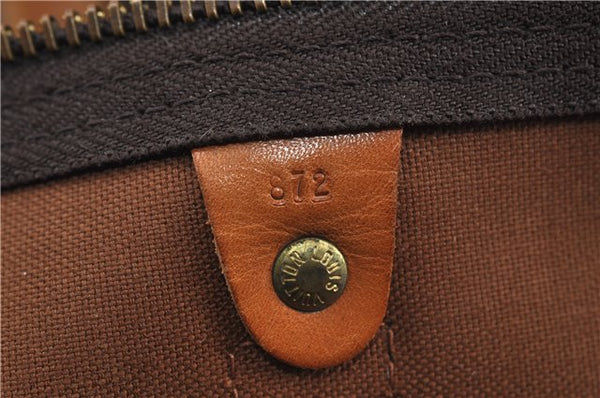 Auth Louis Vuitton Monogram Keepall Bandouliere 60 Boston Bag M41412 LV 7677D