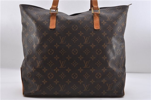 Authentic LOUIS VUITTON Monogram Cabas Mezzo Tote Bag M51151 LV 7680C