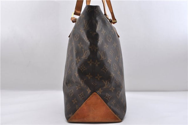 Authentic LOUIS VUITTON Monogram Cabas Mezzo Tote Bag M51151 LV 7680C