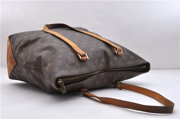 Authentic LOUIS VUITTON Monogram Cabas Mezzo Tote Bag M51151 LV 7680C