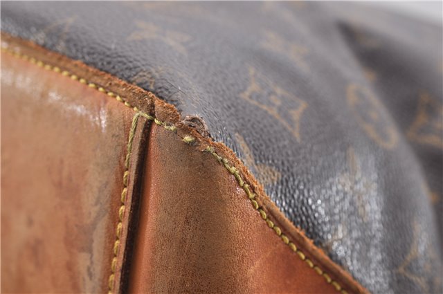 Authentic LOUIS VUITTON Monogram Cabas Mezzo Tote Bag M51151 LV 7680C